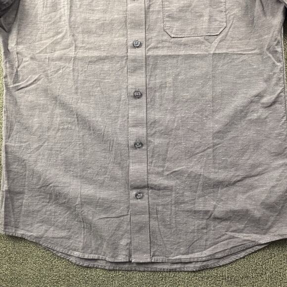 Travis Mathew Shirt Adult Medium Purple Button Up Short Sleeve Golf Casual Men's - Picture 6 of 14